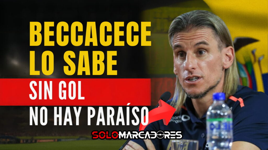 ¿Crisis o convicción? El fuerte cruce de Beccacece tras el empate de Ecuador ante Brasil