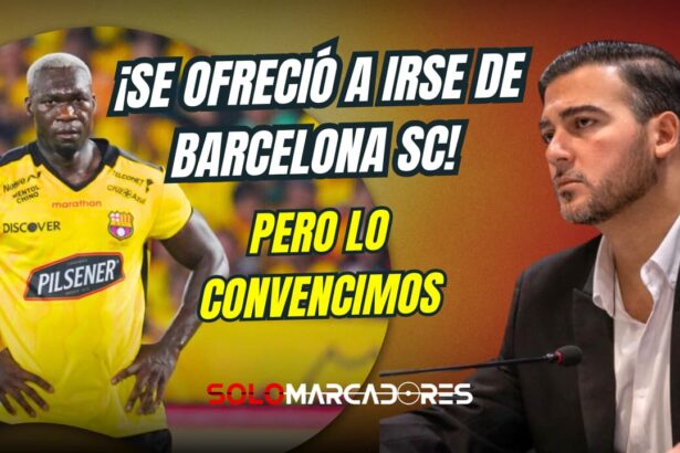 El gesto de Felipe Caicedo con Barcelona SC que sale a la luz