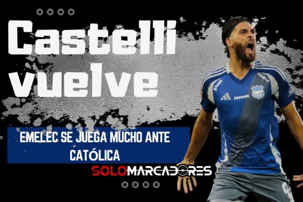 Célico respira antes del partido: Emelec recupera a un jugador importante ante Universidad Católica 1 Célico respira antes del partido: Emelec recupera a un jugador importante ante Universidad Católica