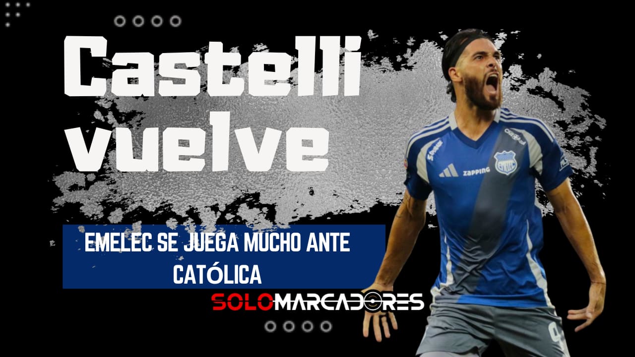 Célico respira antes del partido: Emelec recupera a un jugador importante ante Universidad Católica