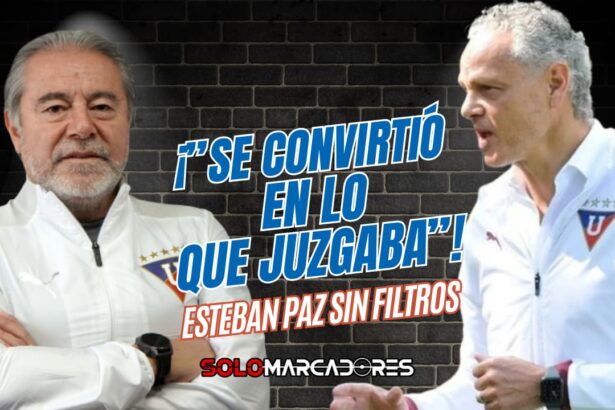 Esteban Paz declaraciones sobre Isaac Álvarez en Liga de Quito