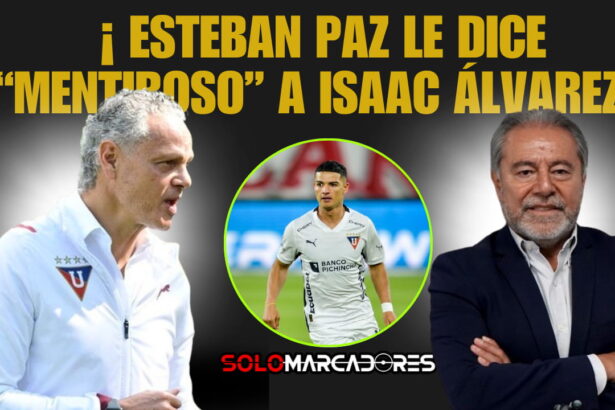 💣 ¡Se cansó de callar! Esteban Paz lanza dura acusación al presidente de Liga de Quito por el caso Alvarado 1 ¡Se cansó de callar! Esteban Paz lanza dura acusación al presidente de Liga de Quito por el caso Alvarado