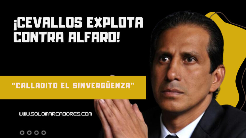 ¡Explota la interna en Barcelona SC! José Francisco Cevallos arremete contra Alfaro Moreno y lo llama "sinvergüenza"