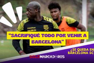 Felipe Caicedo habló claro sobre su futuro en Barcelona SC