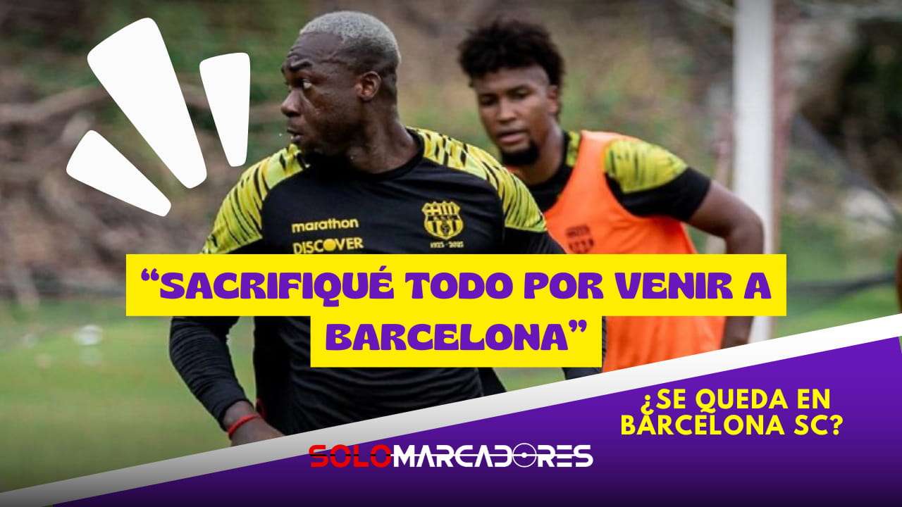 Felipe Caicedo habló claro sobre su futuro en Barcelona SC