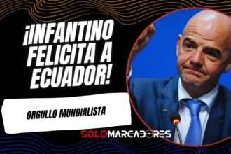 Gianni Infantino, presidente de la FIFA, felicitó a la Tri