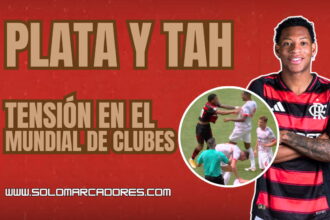 Gonzalo Plata se plantó ante Jonathan Tah en el Mundial de Clubes