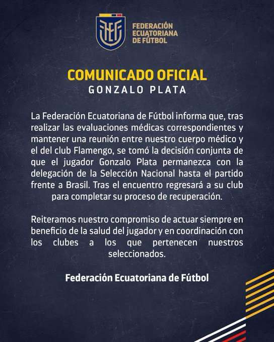 ¿Gonzalo Plata fuera de la Tri? La decisión que sacudió al fútbol ecuatoriano 1 ¿Gonzalo Plata fuera de la Tri? La decisión que sacudió al fútbol ecuatoriano
