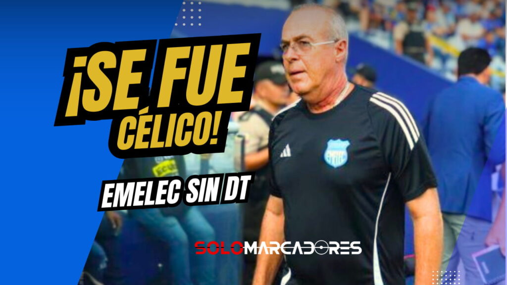 Jorge Célico deja Emelec en medio del caos