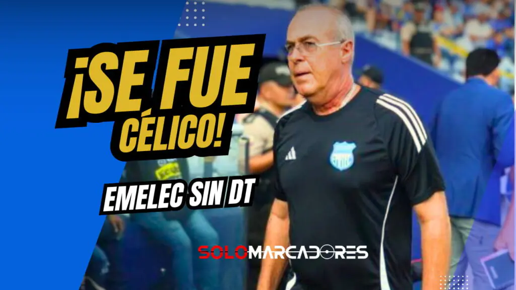 ¡Sorpresa en el Bombillo! Emelec da marcha atrás y Jorge Célico sigue al mando 2 Jorge Célico deja Emelec en medio del caos