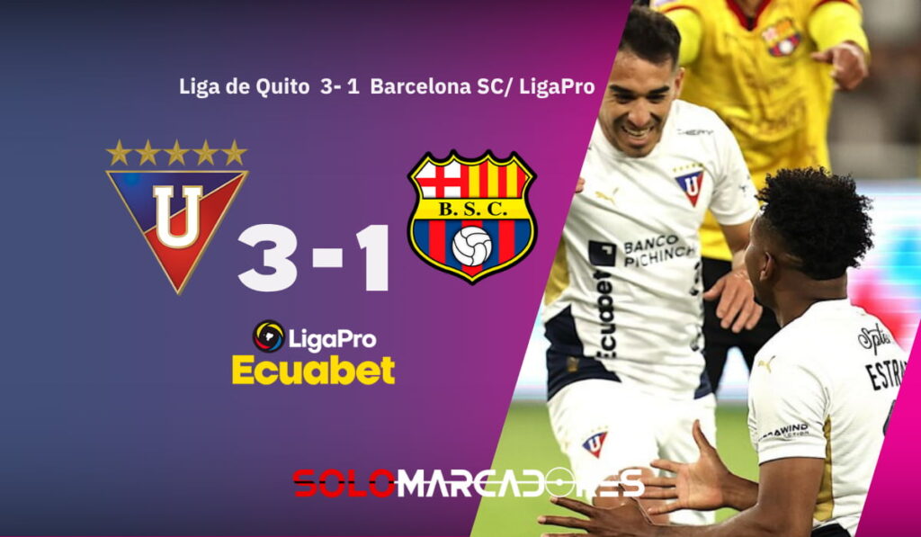 ¿Qué cambió Tiago Nunes en Liga de Quito para vencer a Barcelona? Su estilo ya empieza a sentirse 2 ¡LDU encendió Ponceano! El Rey de Copas humilló a Barcelona SC y se ilusiona con la cima