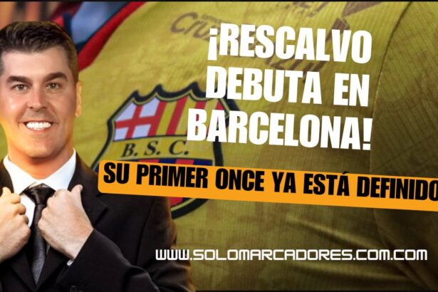 ¡La era de Ismael Rescalvo en Barcelona SC comienza! Su primera alineación sorprende a la hinchada
