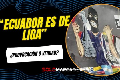 La hinchada de LDU encendió el duelo ante Barcelona SC con una pancarta gigante: “Ecuador es de Liga”