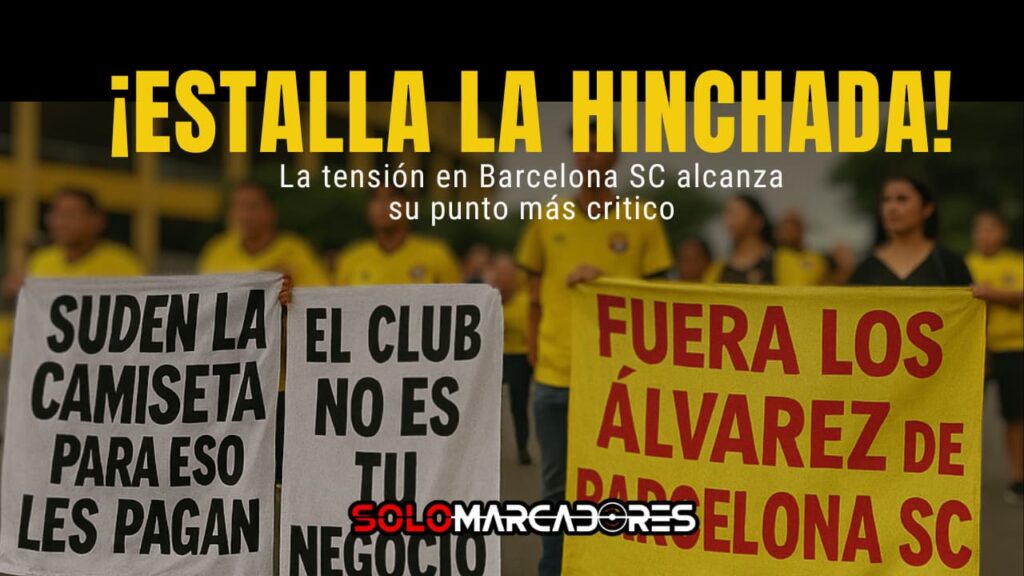 ¡Estalla la hinchada! La tensión en Barcelona SC alcanza su punto más crítico