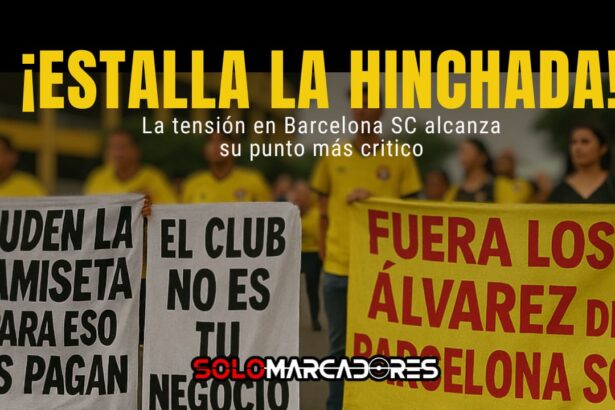 ¡Estalla la hinchada! La tensión en Barcelona SC alcanza su punto más crítico 1 ¡Estalla la hinchada! La tensión en Barcelona SC alcanza su punto más crítico