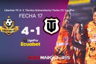 Libertad goleó a Técnico Universitario