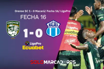 Orense derrota a Macará y escala en la tabla de la LigaPro