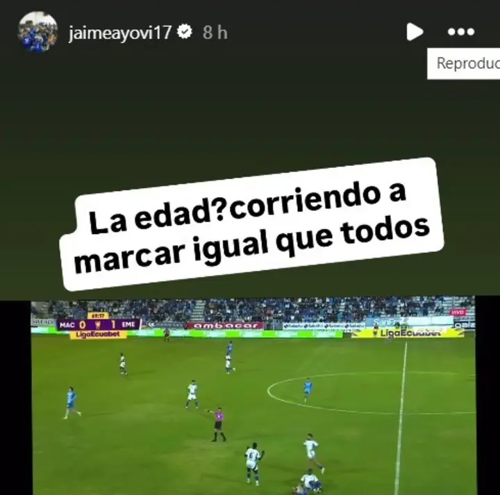 Jaime Ayoví explotó contra la prensa tras el empate de Emelec: “Siempre la misma vaina con ciertos analistas” 1 Jaime Ayoví explotó contra la prensa tras el empate de Emelec: “Siempre la misma vaina con ciertos analistas”