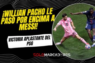 ¡Gigante y tricolor! Willian Pacho y la goleada del PSG sobre el Inter Miami de Messi