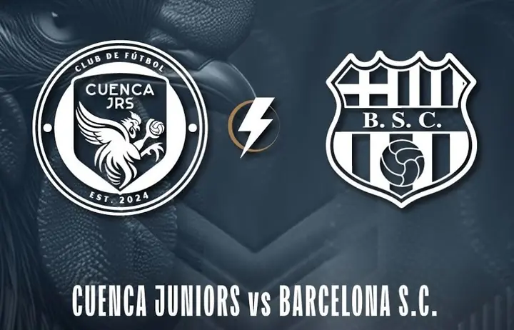 La Tuka y Felipao en la previa: Cuenca Juniors promociona su duelo ante Barcelona SC 1 La Tuka y Felipao en la previa