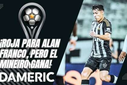 Alan Franco fue expulsado, pero Atlético Mineiro