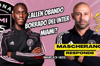 Allen Obando sin minutos en la MLS: la respuesta de Javier Mascherano