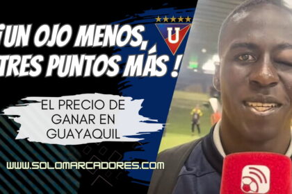 Así terminó Josué Cuero tras el triunfo de Liga de Quito ante Barcelona