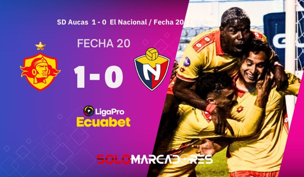 Aucas venció con lo justo a El Nacional en Ambato