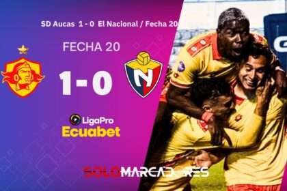 Aucas venció con lo justo a El Nacional en Ambato
