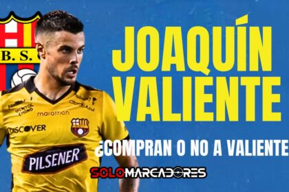 Barcelona SC analiza si vale la pena comprar a Joaquín Valiente para el 2026