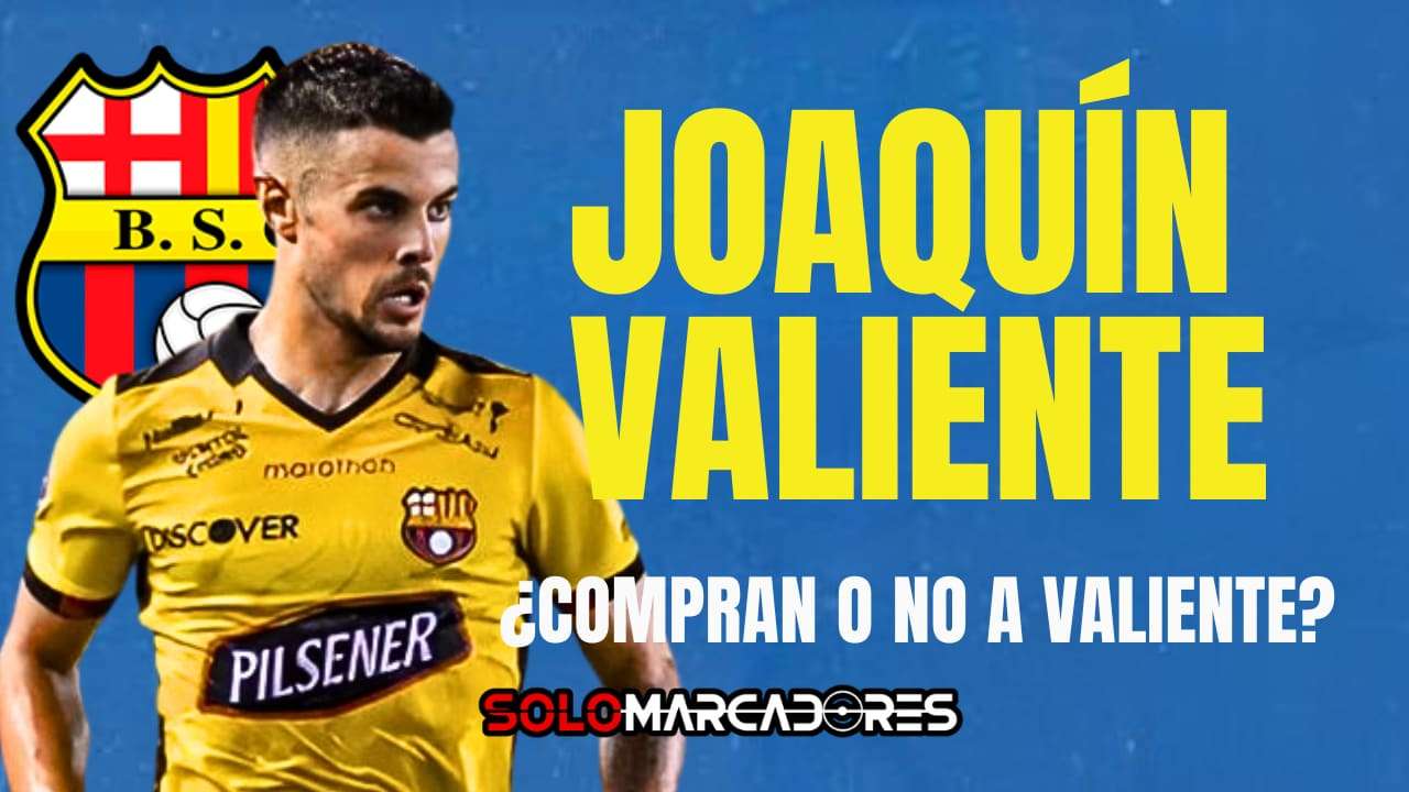 Barcelona SC analiza si vale la pena comprar a Joaquín Valiente para el 2026