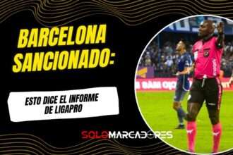 Barcelona SC sancionado por intimidación arbitral: los detalles del castigo que impone la LigaPro