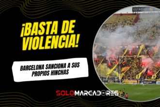 Barcelona SC toma una decisión: sanción ejemplar a los hinchas que invadieron la cancha