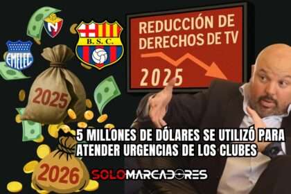 ¿Crisis en la LigaPro? Los clubes recibirán menos dinero por derechos de TV en 2025