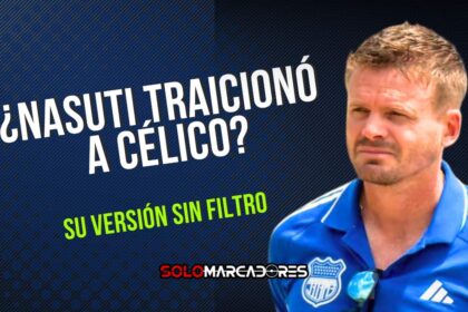Cristian Nasuti rompe el silencio: su versión sobre la salida de Célico y el futuro en Emelec