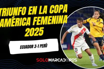 Copa América Femenina: Ecuador vence a Perú y se posiciona como líder en su grupo