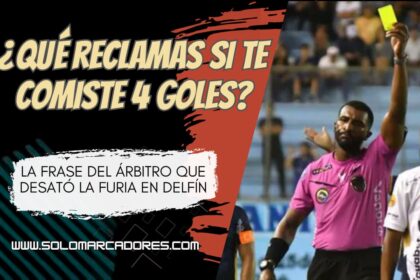 ¡Grave denuncia en el fútbol ecuatoriano! Édison Vega revela falta de respeto del árbitro en el Delfín vs LDU