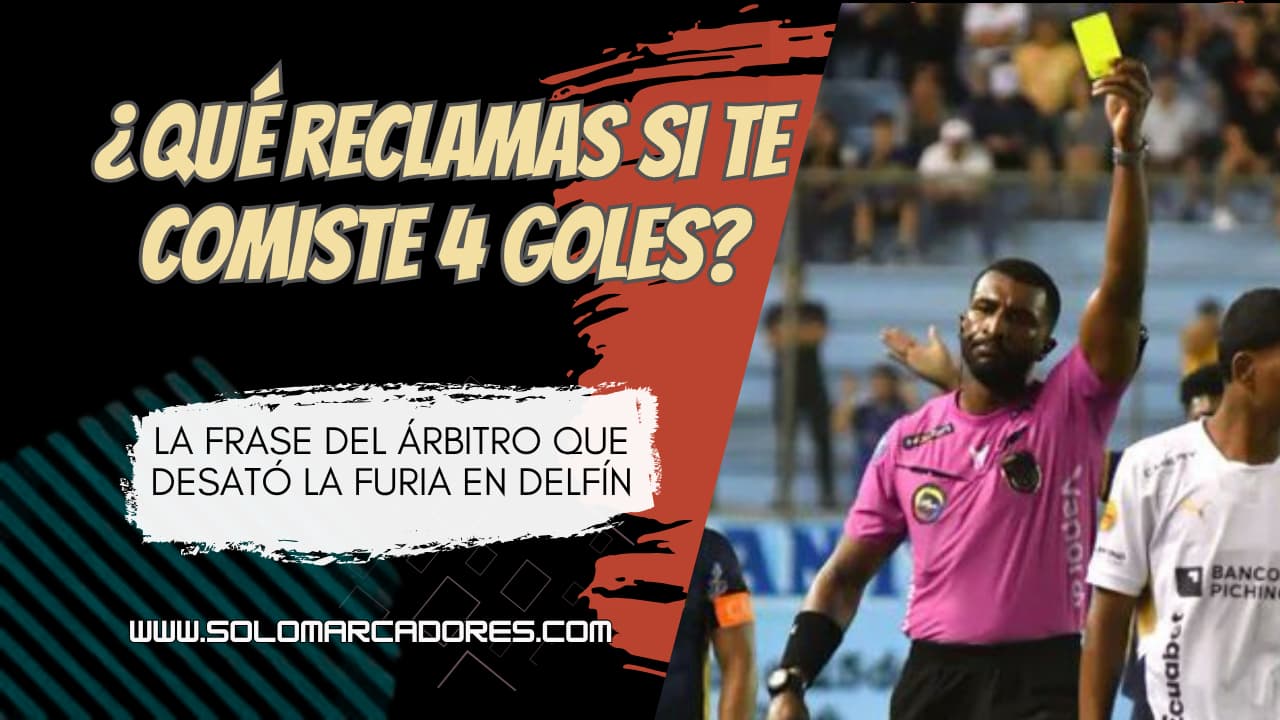 ¡Grave denuncia en el fútbol ecuatoriano! Édison Vega revela falta de respeto del árbitro en el Delfín vs LDU