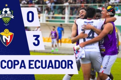 Copa Ecuador 2025: El Nacional venció a 22 de Julio y clasificó a la siguiente ronda