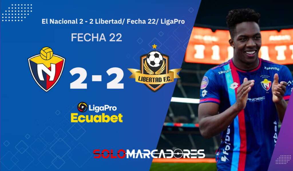 El Nacional y Libertad protagonizaron un duelo inolvidable en La Cocha que terminó en empate