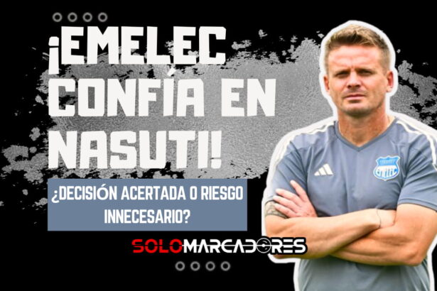 ¡Emelec elige la estabilidad! Christian Nasuti seguiría al mando del Bombillo en plena lucha por la recuperación 1 ¡Emelec elige la estabilidad! Christian Nasuti seguiría al mando del Bombillo en plena lucha por la recuperación