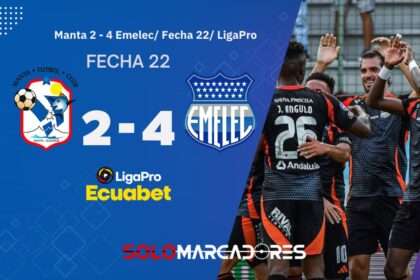 ¡Duró no esperó! El nuevo Emelec goleó al Manta y se ilusiona en el fútbol ecuatoriano