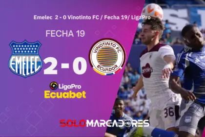 ¡El Bombillo se enciende! Emelec vence a Vinotinto y revive en el fútbol ecuatoriano