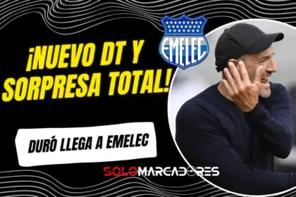 ¡Cambio de mando en Emelec! Guillermo Duró asume la dirección técnica del Bombillo