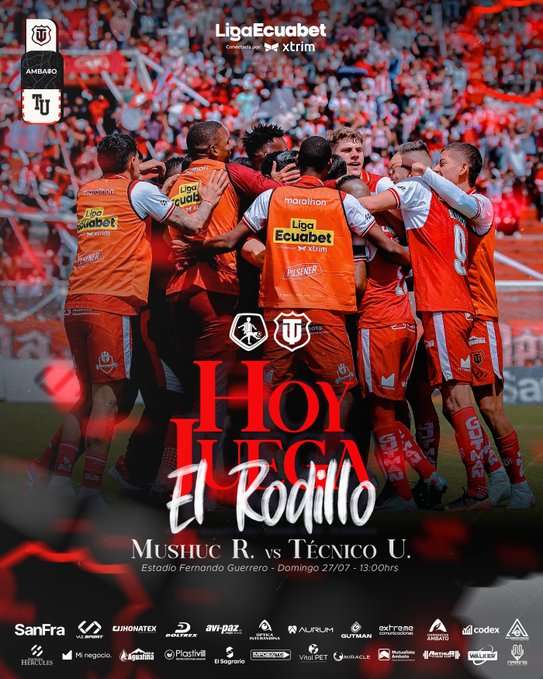 Mushuc Runa vs Técnico Universitario, fecha 22 : día, hora y cómo verlo por TV