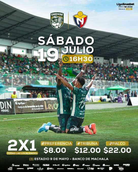 Orense vs El Nacional : día, hora, cómo verlo por TV