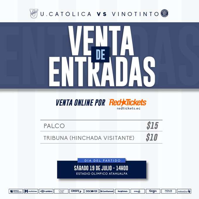 Universidad Católica vs Vinotinto