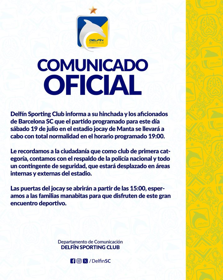 Delfín vs Barcelona