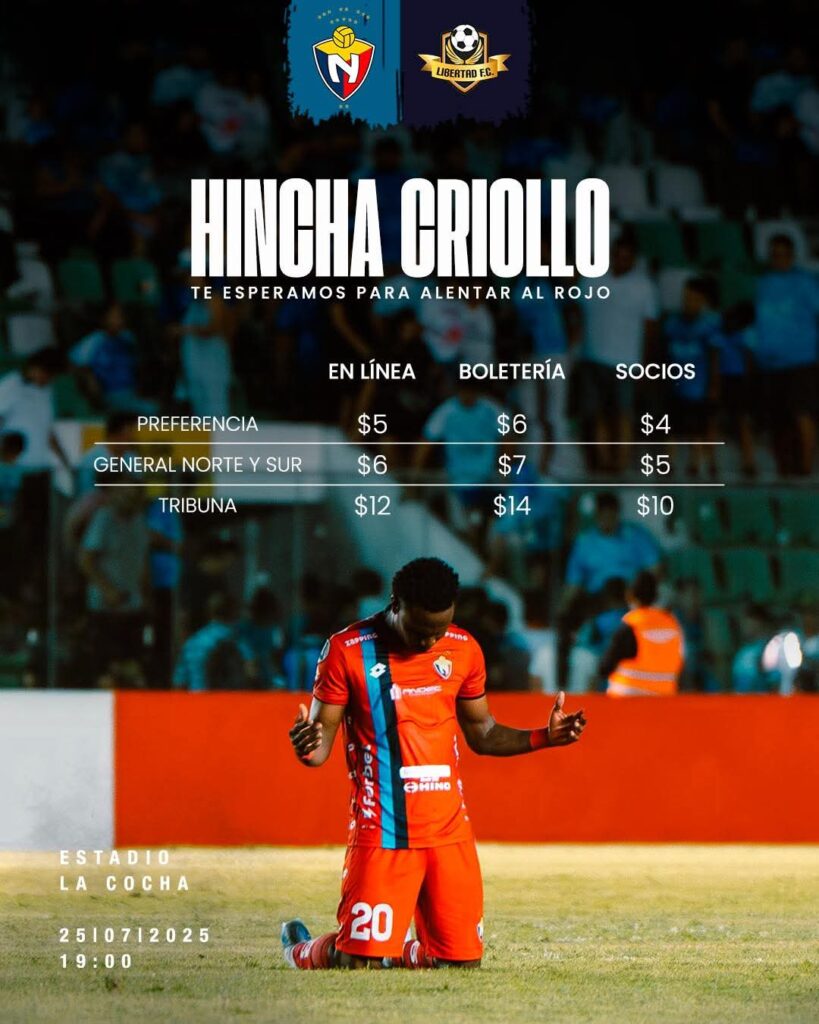 El Nacional vs Libertad, fecha 22 : día, hora, cómo verlo por TV