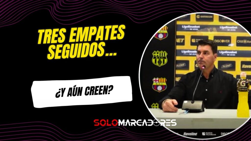 Matías Oyola sorprende en Barcelona SC con un ambicioso plan que apunta al futuro del fútbol ecuatoriano 2 "El equipo ha mejorado": Ismael Rescalvo insiste en la evolución de Barcelona pese al empate